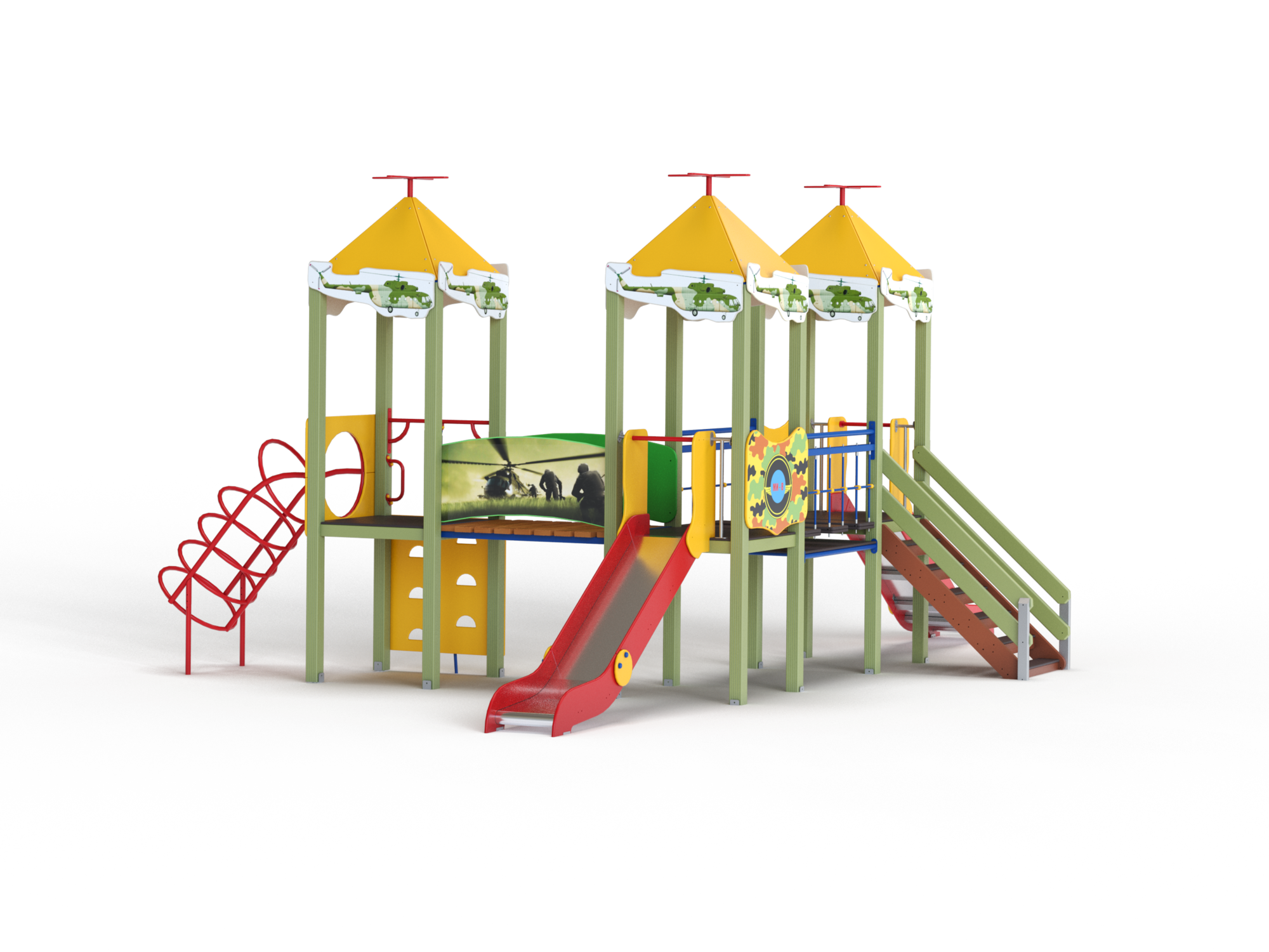 ДИК 3.117 Детский игровой комплекс Н=1200 мм