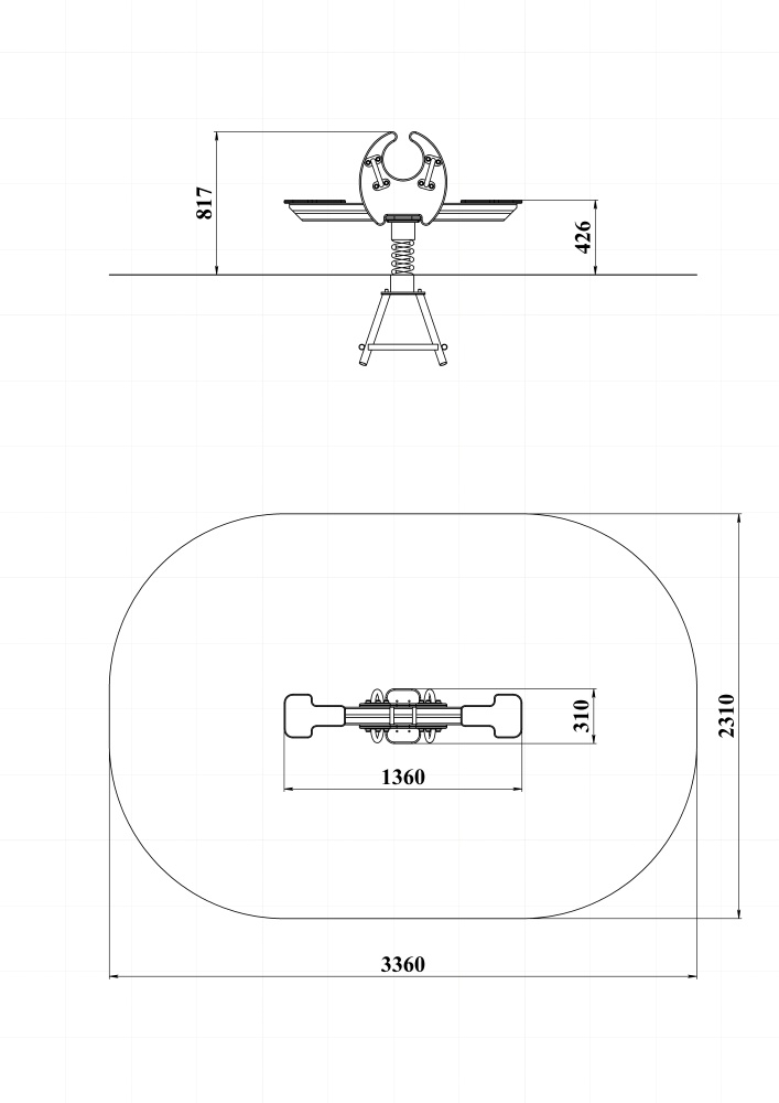 ДИО 3.07 Качалка-балансир ЭКО