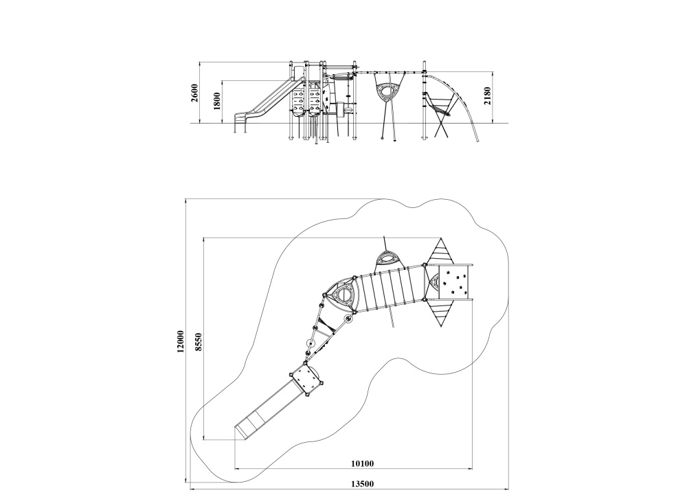 УК 7.416-В02 Гимнастический комплекс