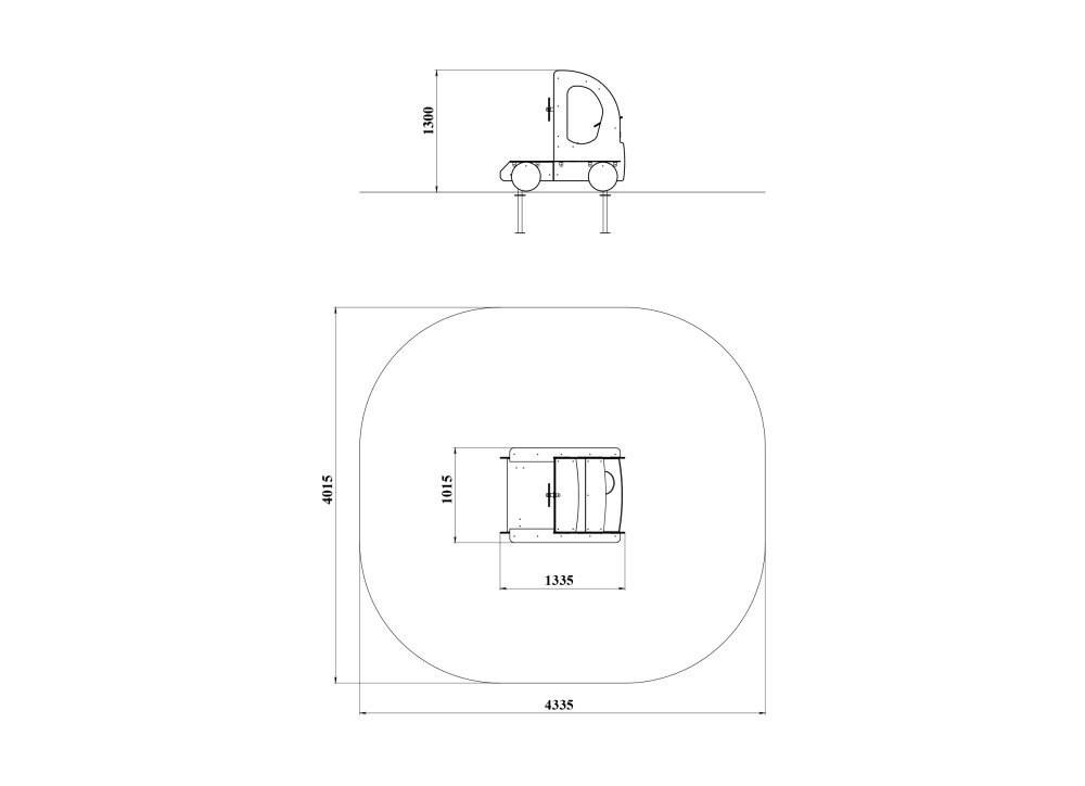 МФ 8.507.11 Домик грузовик цинк