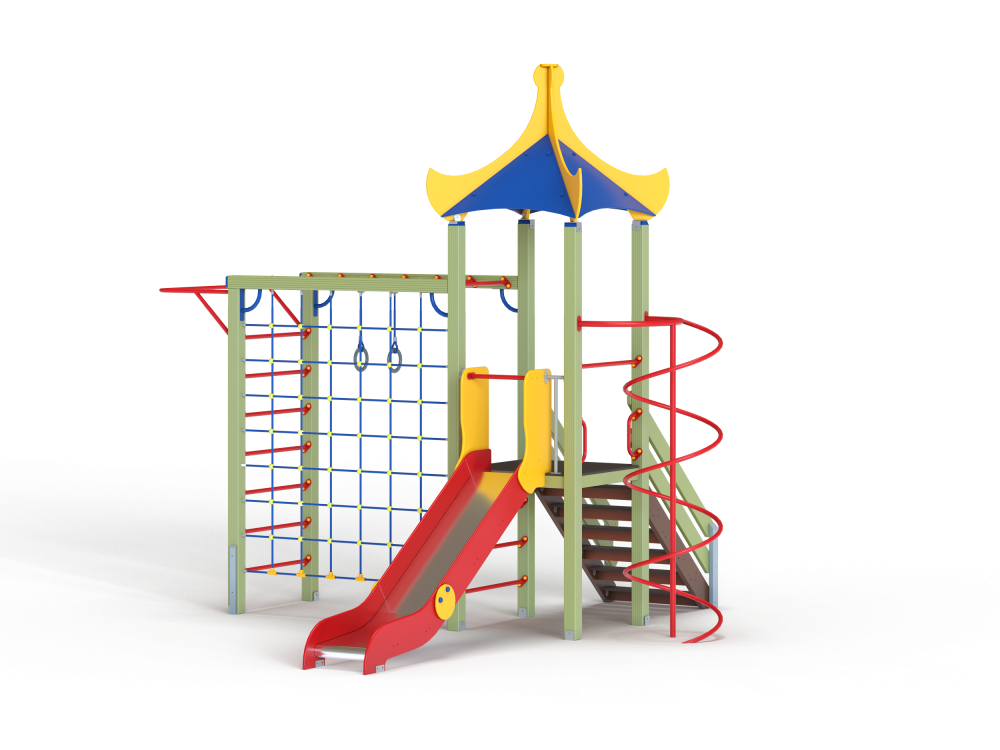 ДИК 1.031-ДЕРЕВО Детский игровой комплекс Н=1200 