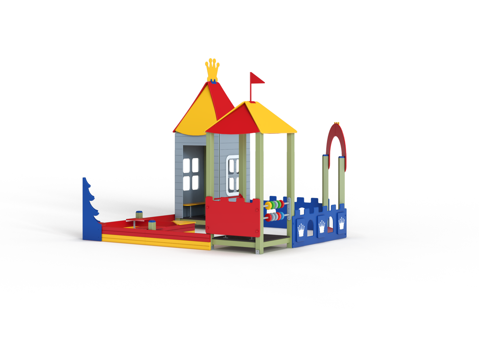 МФ 3.261-ДЕРЕВО Песочный дворик Белоснежка без горки