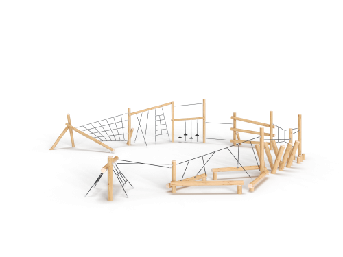ДП 3.15 Комплекс полоса препятствий на бревнах