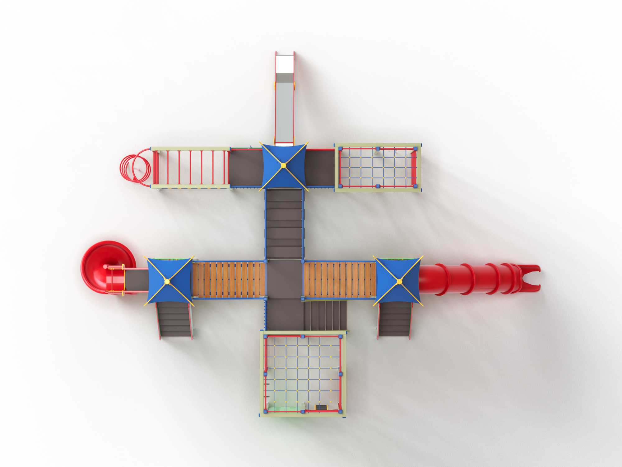 ДИК 5.052-ДЕРЕВО Детский игровой комплекс Н=1500 мм, 1800 мм