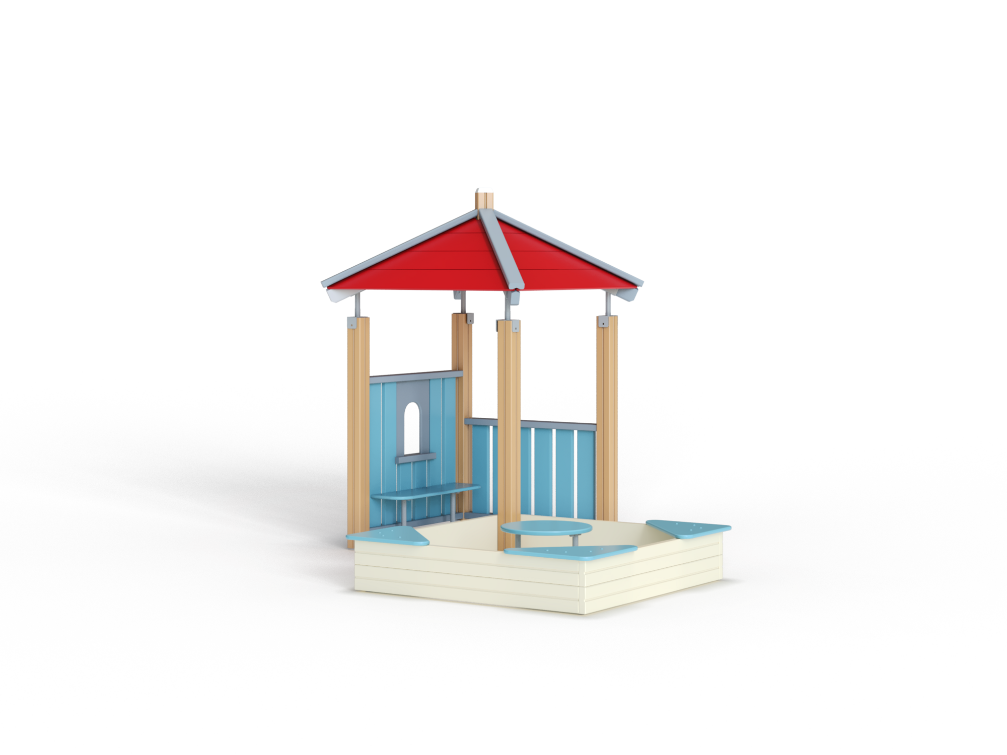 МФ 5.11-В2 Домик беседка с песочницей