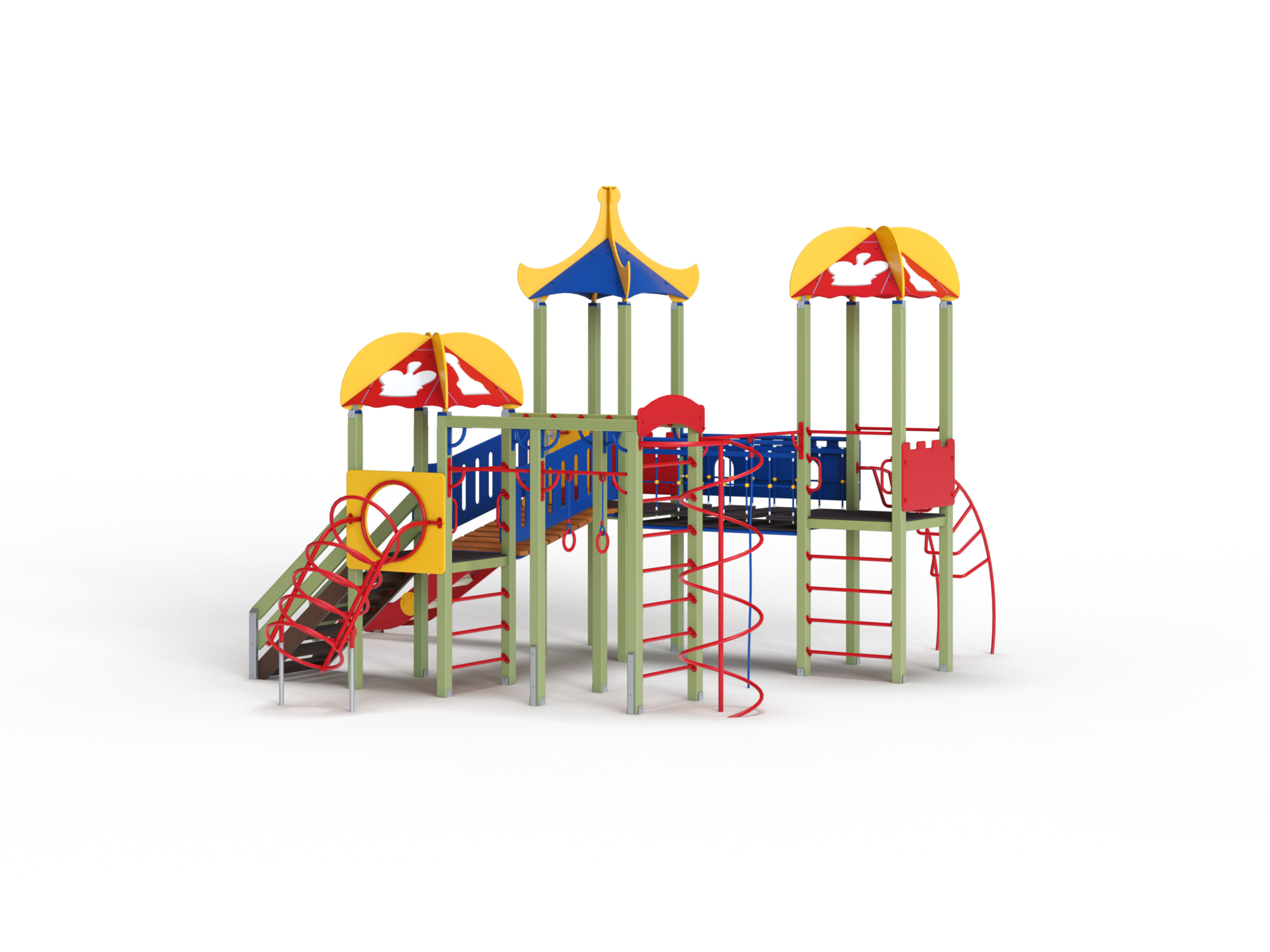 ДИК 3.214-ДЕРЕВО Детский игровой комплекс Н=1500 мм