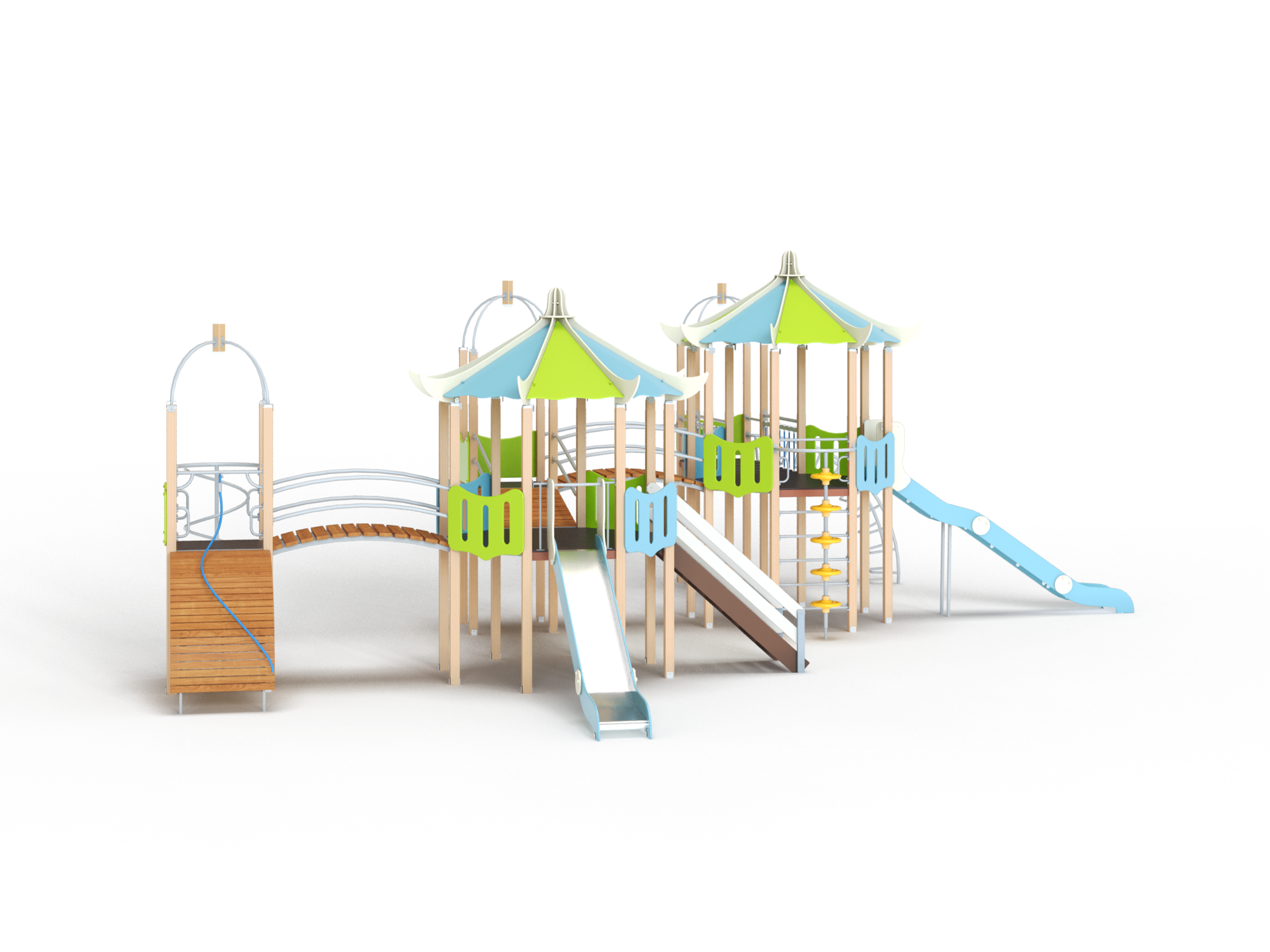 ДИК 4.183-ДПК Детский игровой комплекс Н=1500 мм,1800 мм