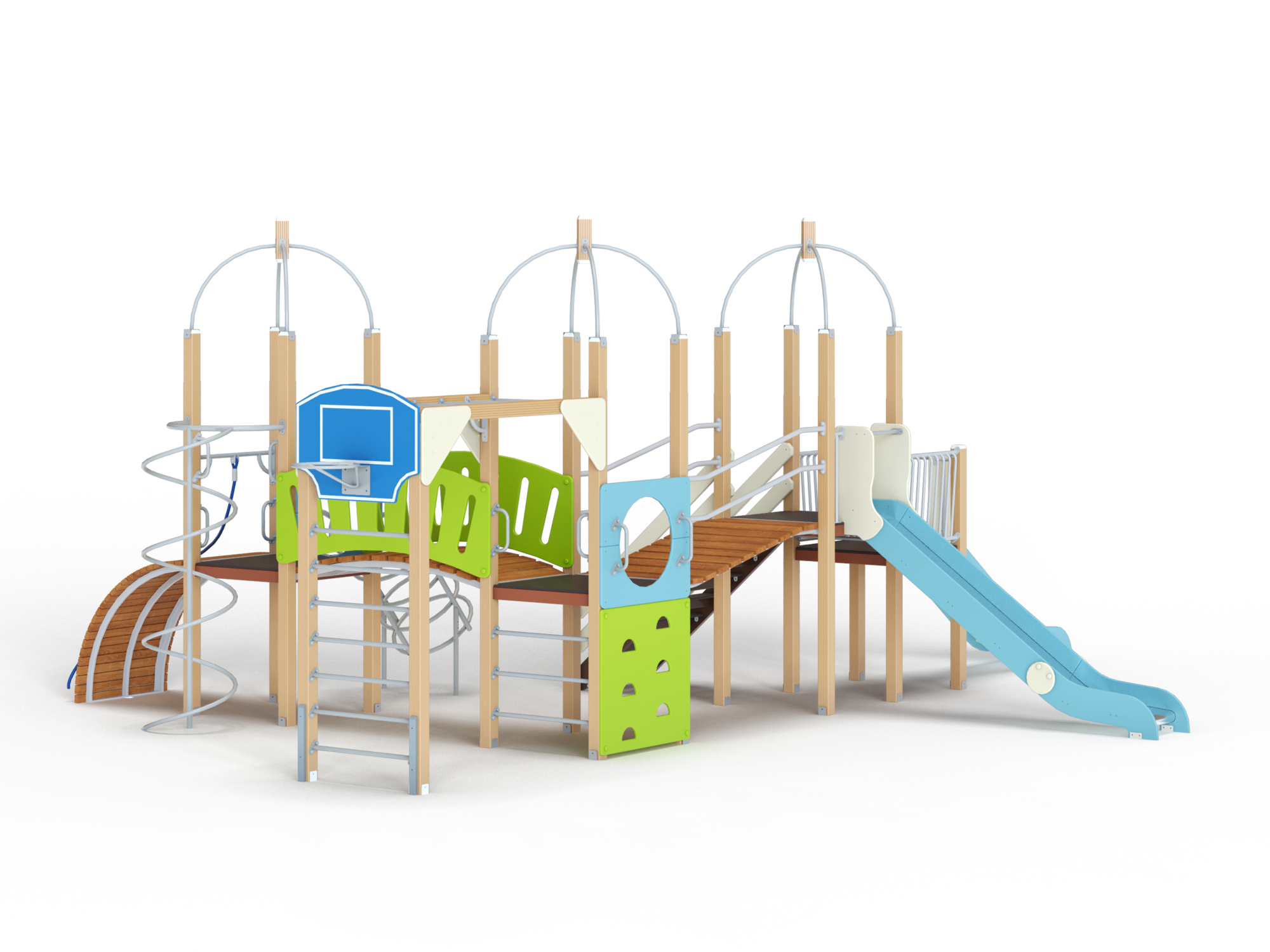 ДИК 3.167-ДПК Детский игровой комплекс Н=1200,1500 мм