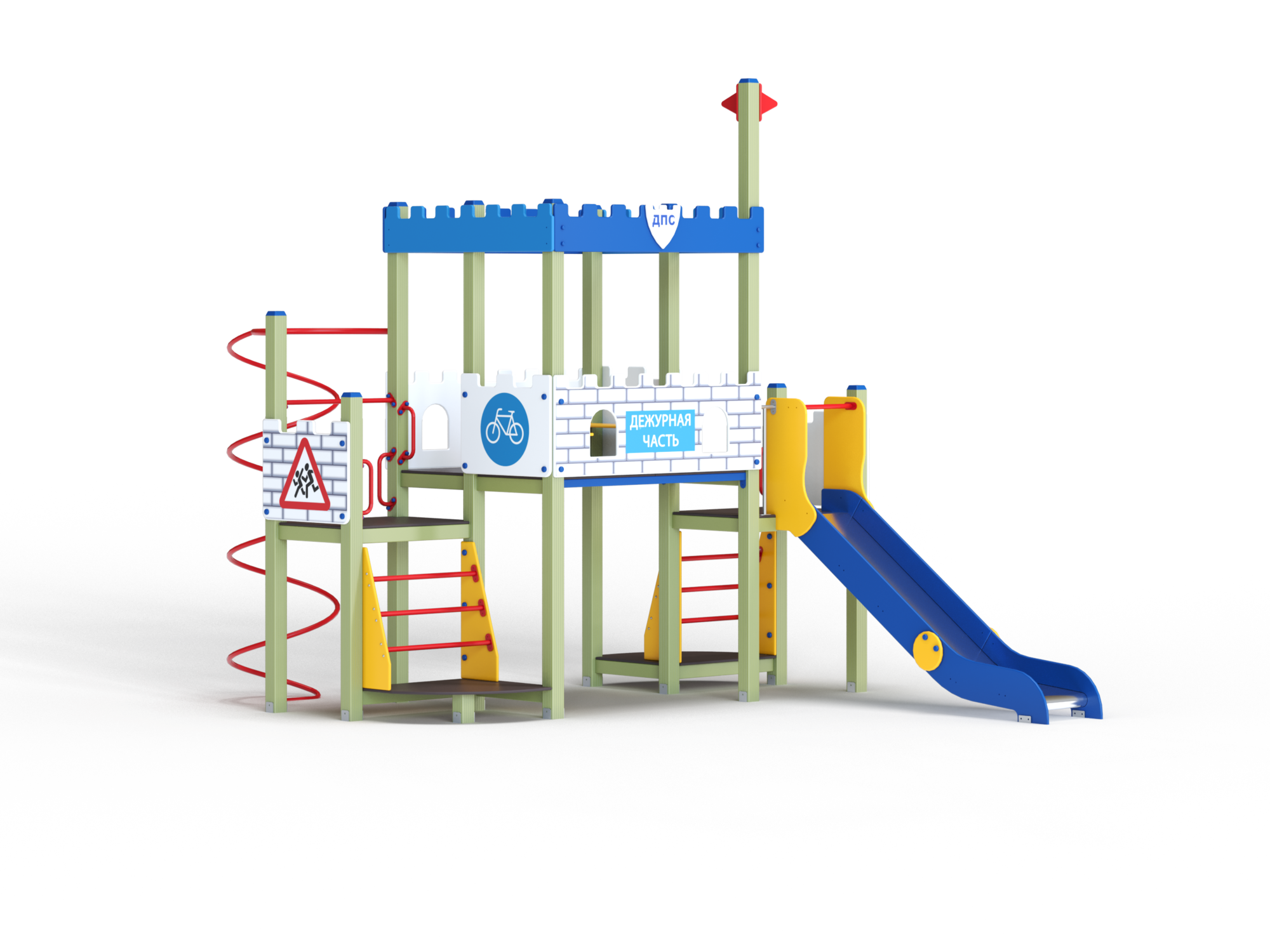 ДИК 9.113 Детский игроовой комплекс Н=1500 мм