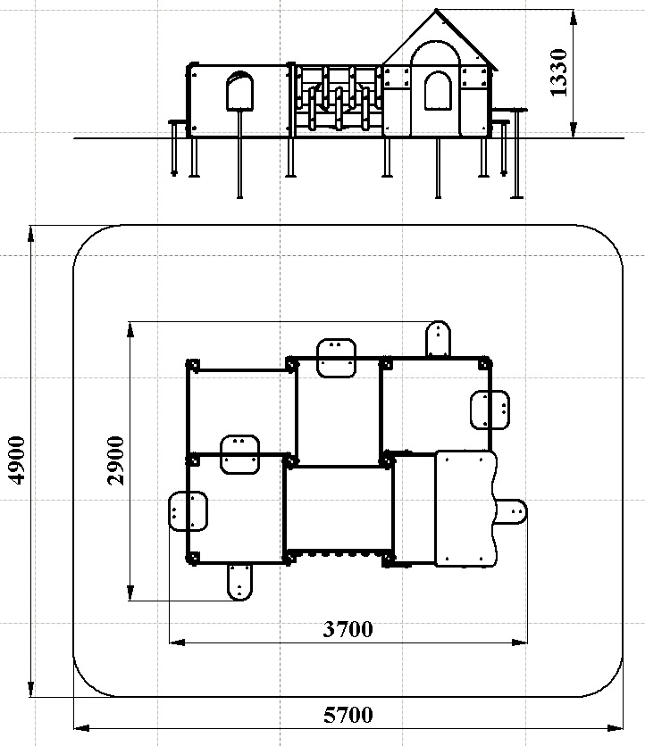 МФ 5.166-ДПК Лабиринт 6 секций
