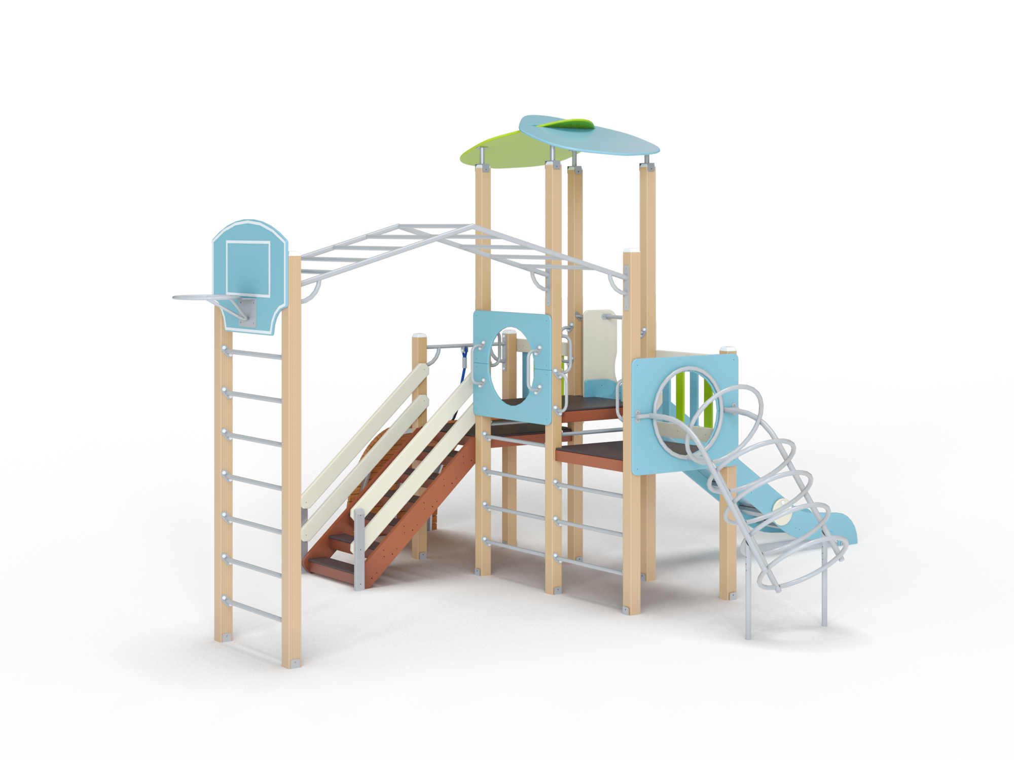 ДИК 3.051-ДПК Детский игровой комплекс Н=1500 мм