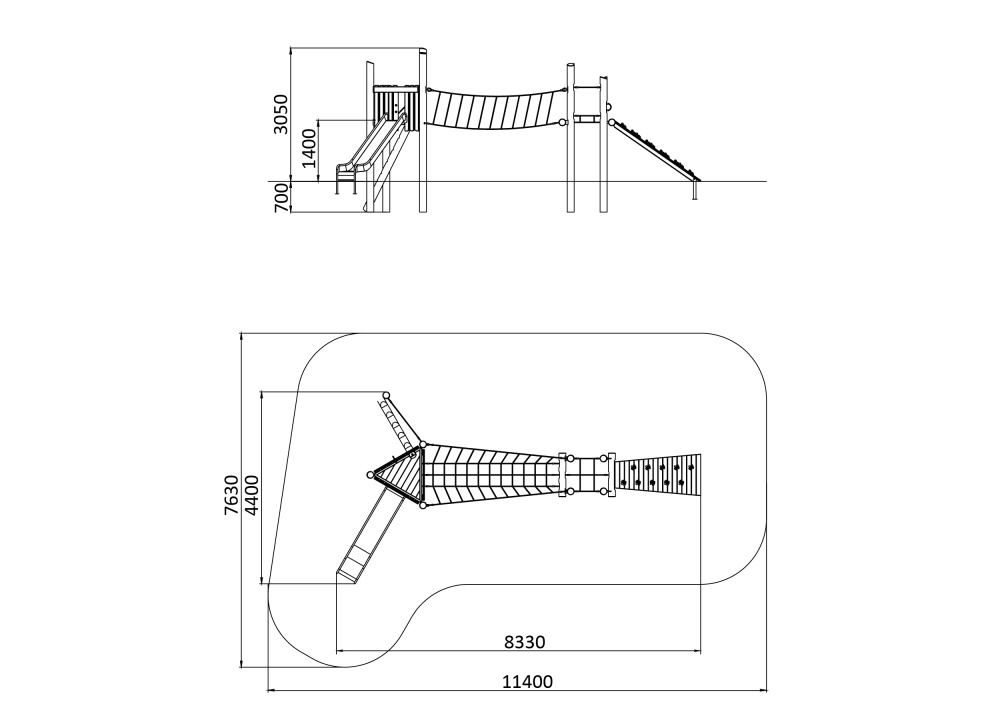ДП 3.166-К Комплекс на бревнах