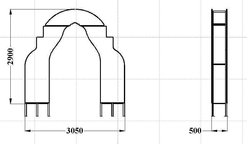 МФ 7.221 Входная Арка Граффити 