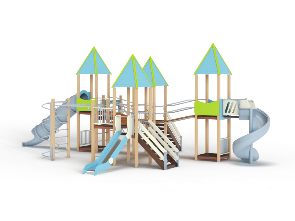 ДИК 4.173-ДПК Детский игровой комплекс Н=1200 мм, 1500 мм, 1800 мм