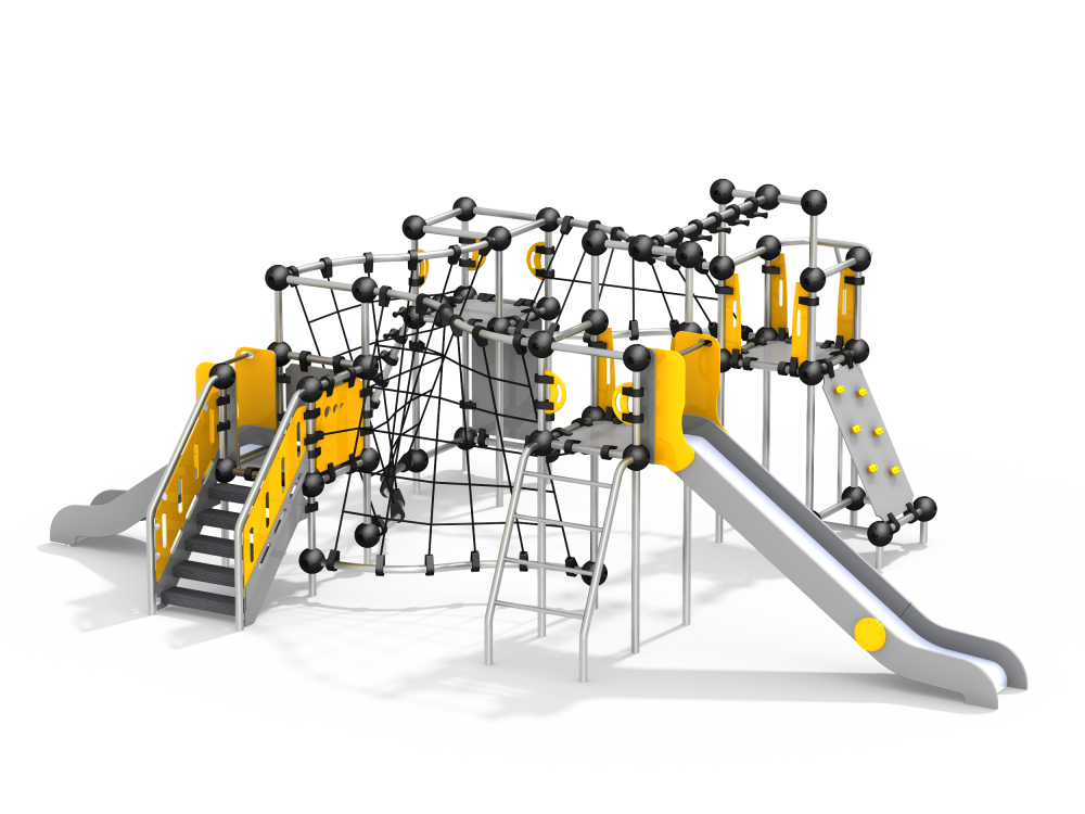 УК 7.508.11 Макси комплекс с горками и сетками цинк