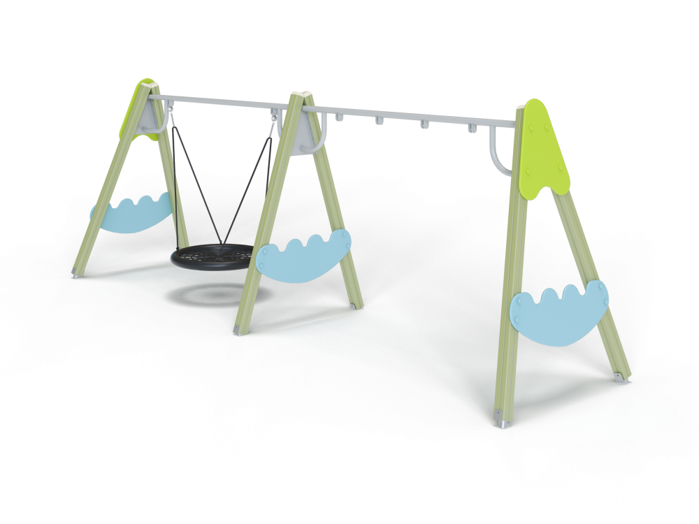 ДИО 1.15-В3 Качели Гнездо с 2 подвесами