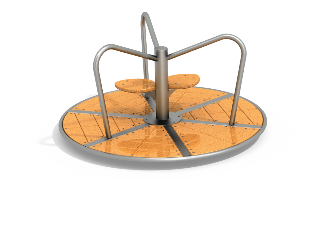 ДИО 2.42.11 Карусель Эко с 2 сидениями цинк