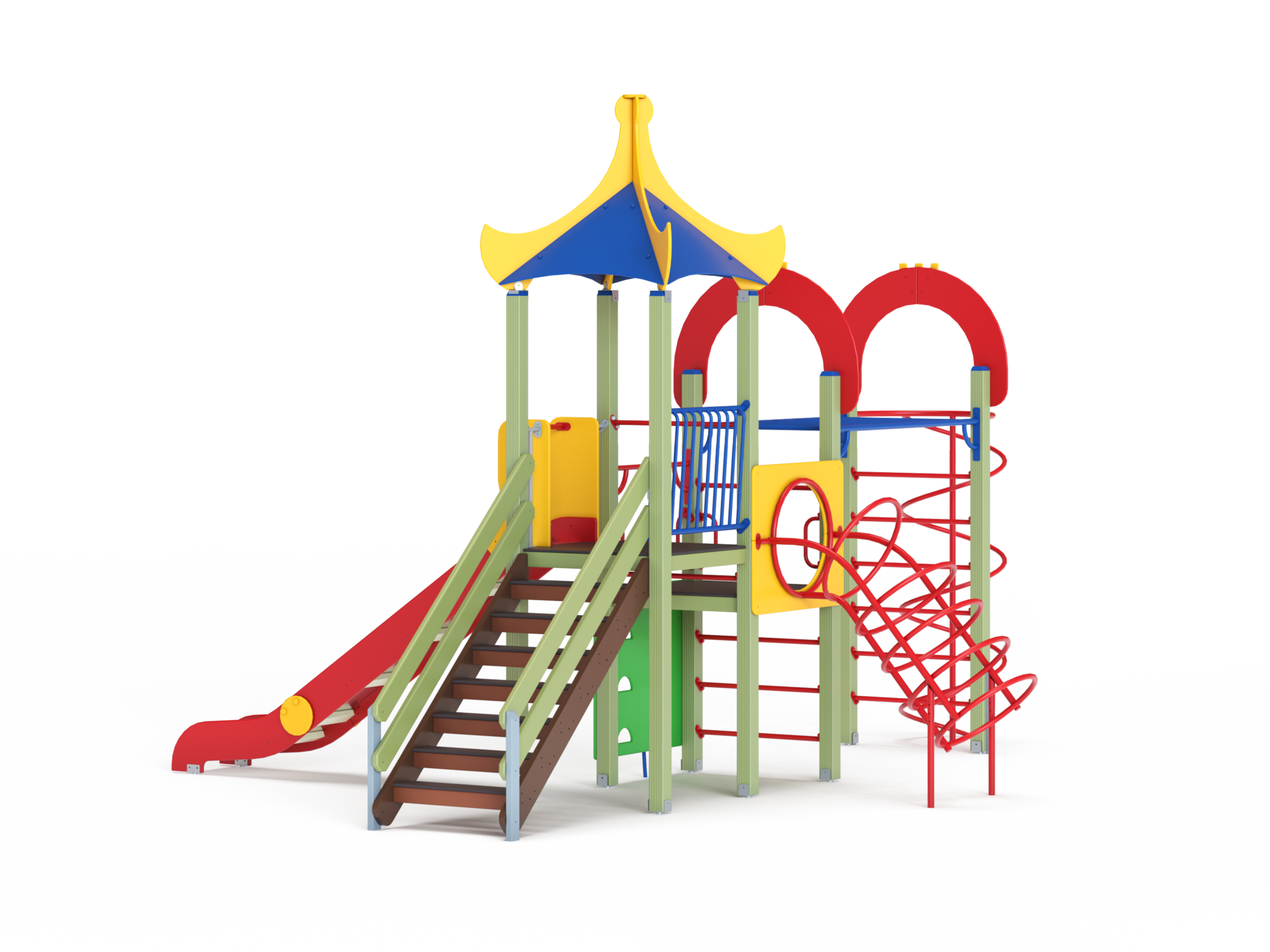 ДИК 1.251-ДЕРЕВО Детский игровой комплекс Н=1500