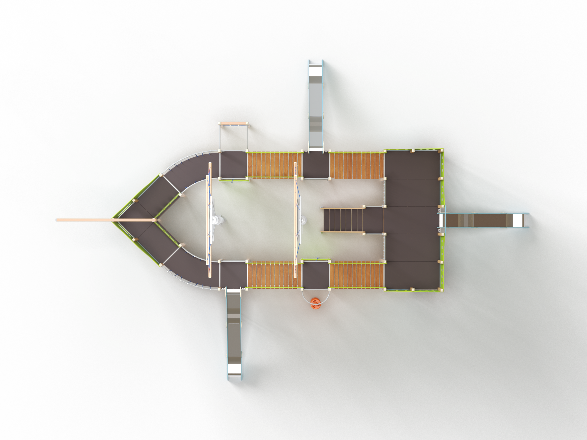 ДИК 7.042-ДЕРЕВО Детский игровой комплекс Н=1800 мм