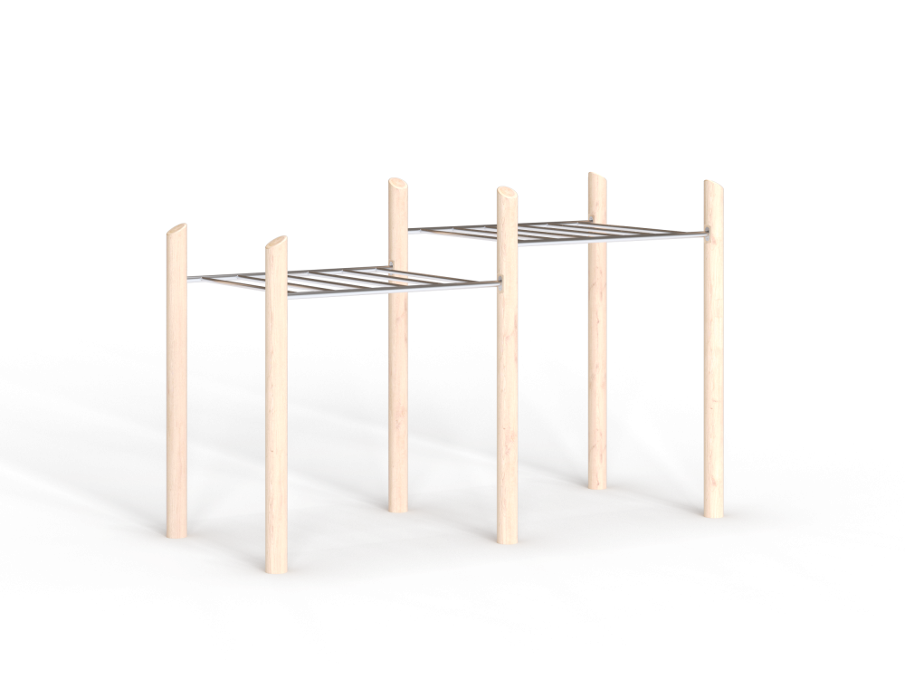 ДП 7.393 Комплекс универсальный на бревнах