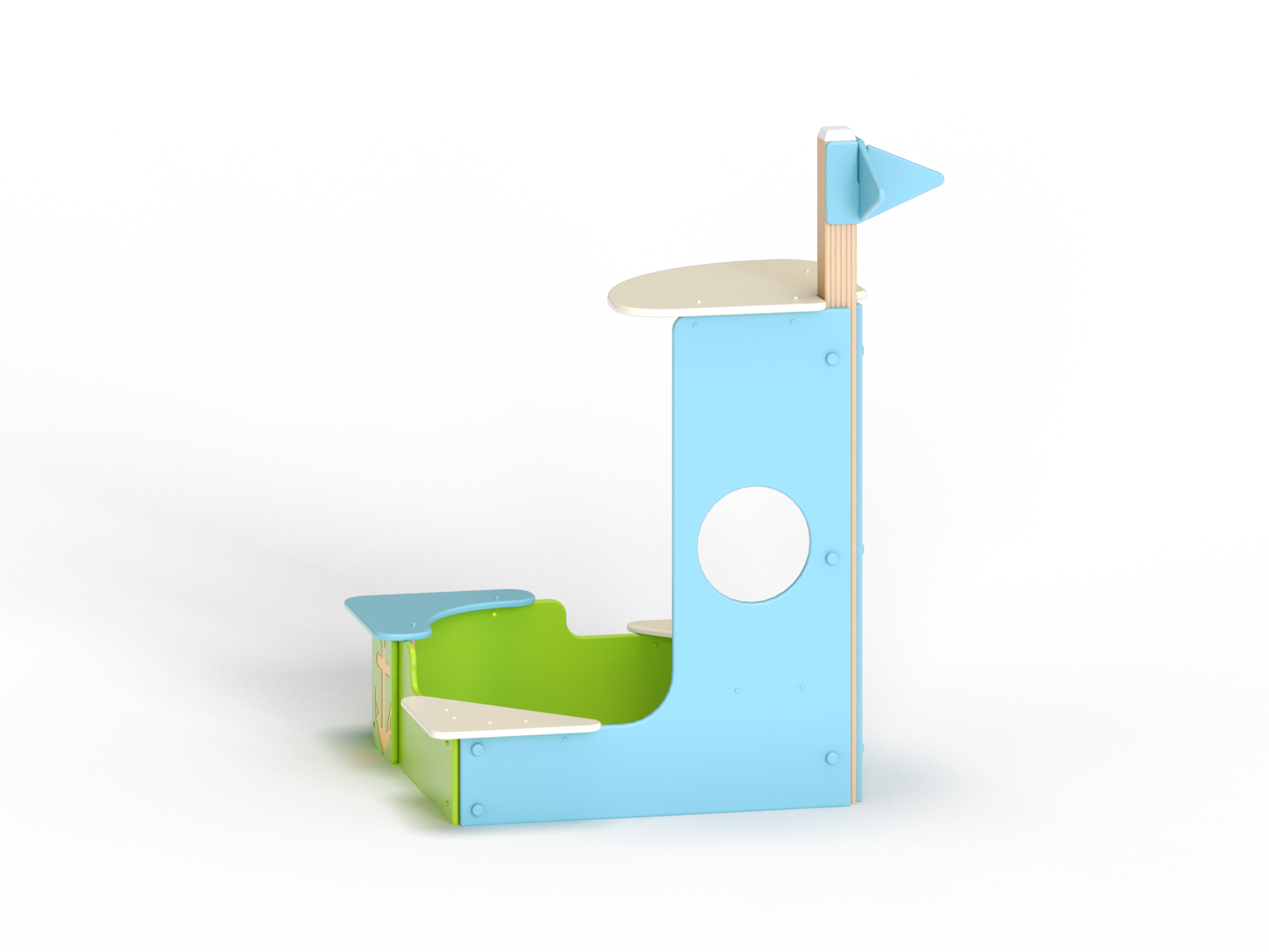 МФ 4.081-ДПК Песочница лодочка