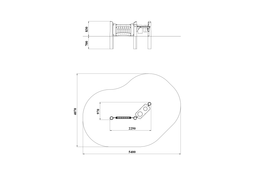МФ 8.206 Игровая панель 4 на бревнах