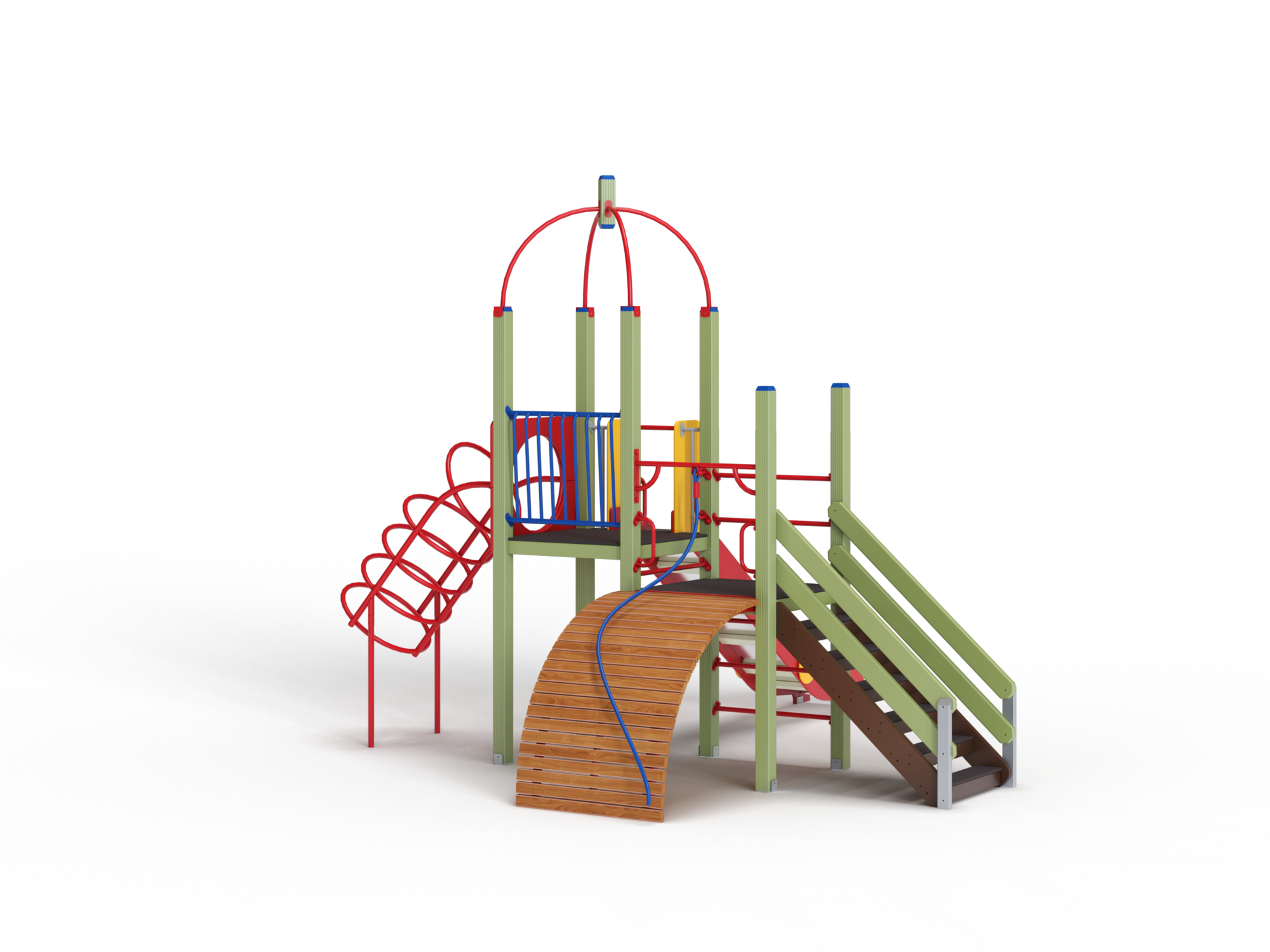 ДИК 1.226-ДЕРЕВО Детский игровой комплекс Н=1500