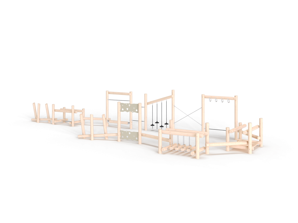 ДП 3.19-К Комплекс испытание на ловкость на бревнах