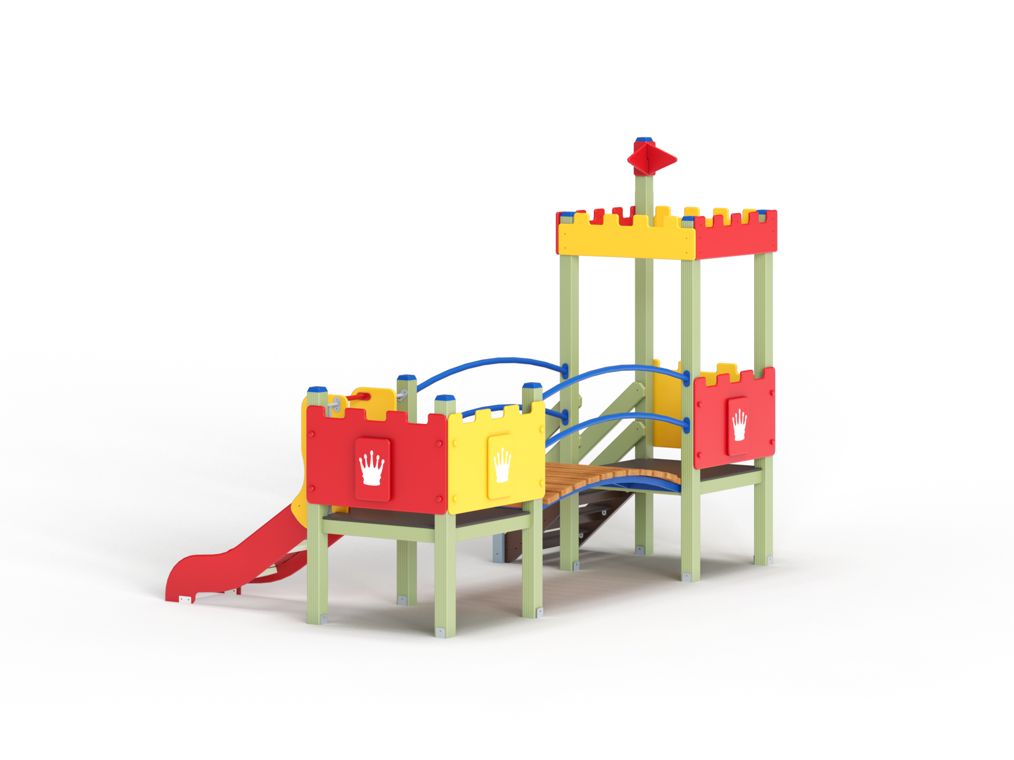 ДИК 2.095-ДЕРЕВО Детский игровой комплекс Н=700 мм