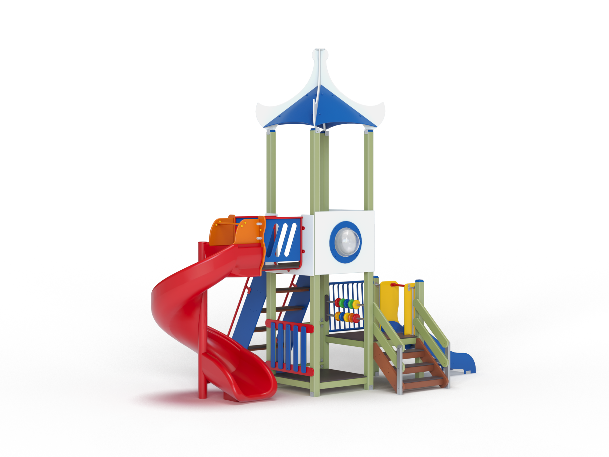 ДИК 9.028 Детский игровой комплекс Н=700 мм, 1800 мм