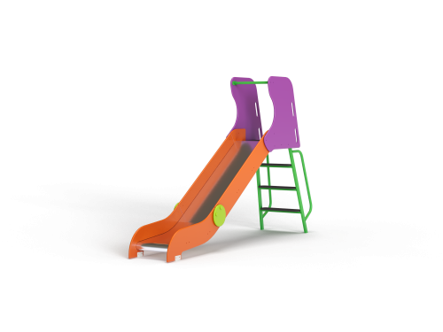 ДИО 5.032 Горка с металлическими  перилами H=1200 мм