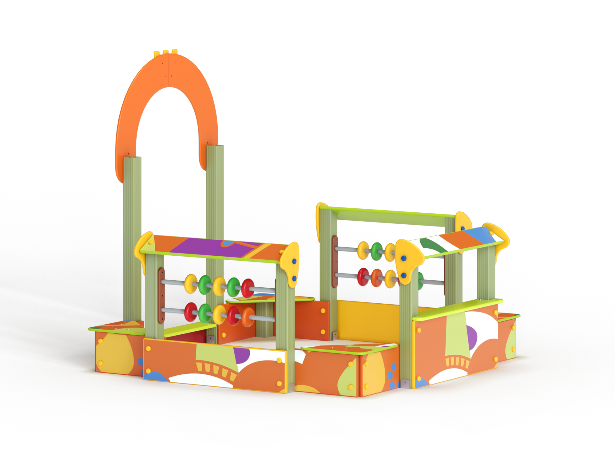 МФ 3.114 Песочница со счетами граффити 