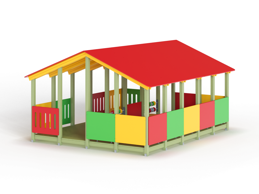 МФ 5.192-ДЕРЕВО Веранда деревянная 5х4