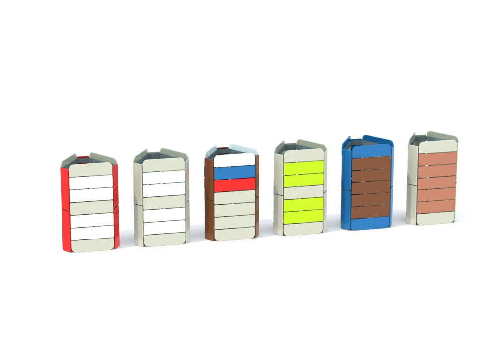 МФ 6.602.11 Урна треугольная пластик 1 шт