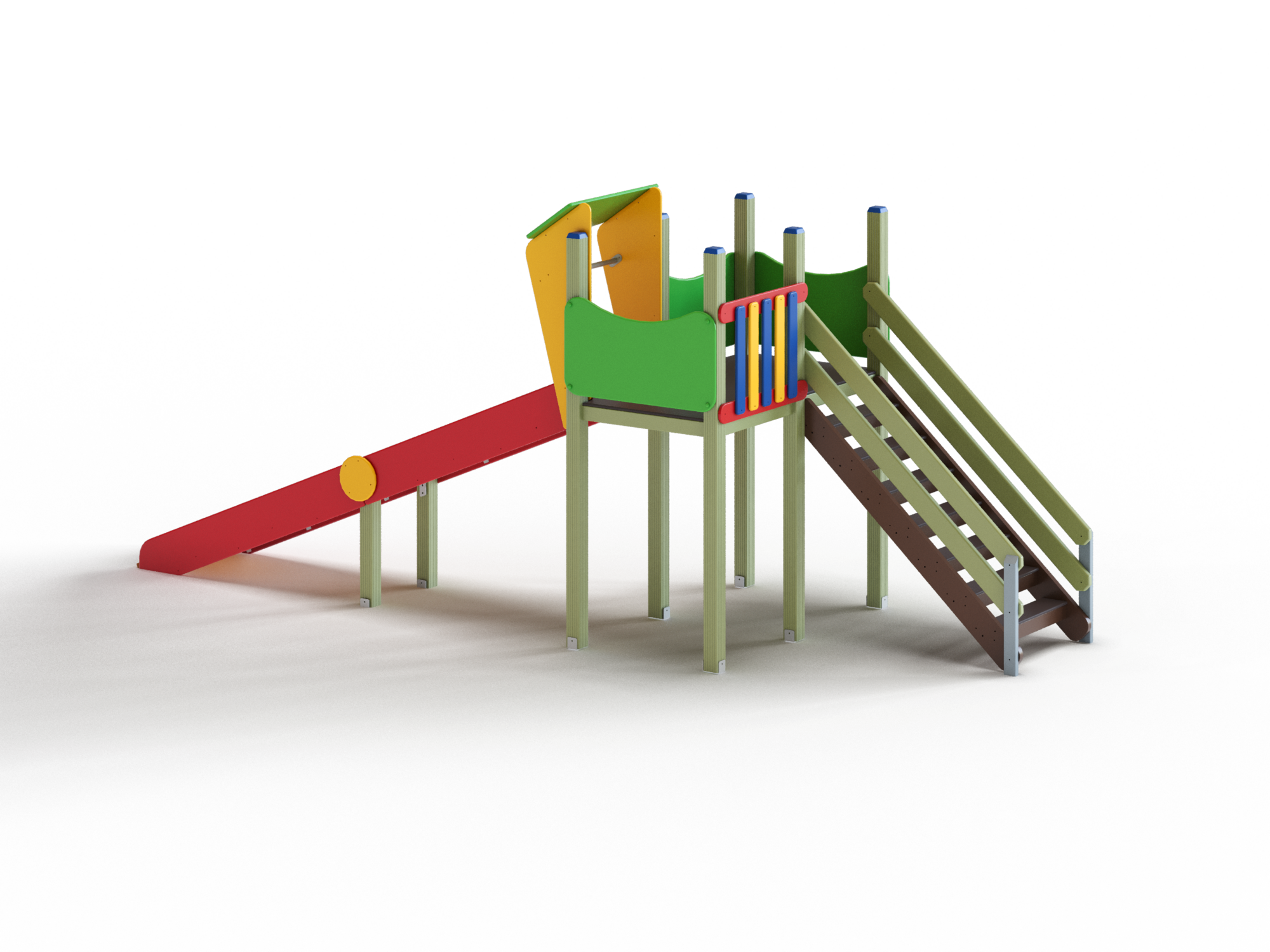 ДИО 5.15-ДЕРЕВО Зимняя горка Н=1500 