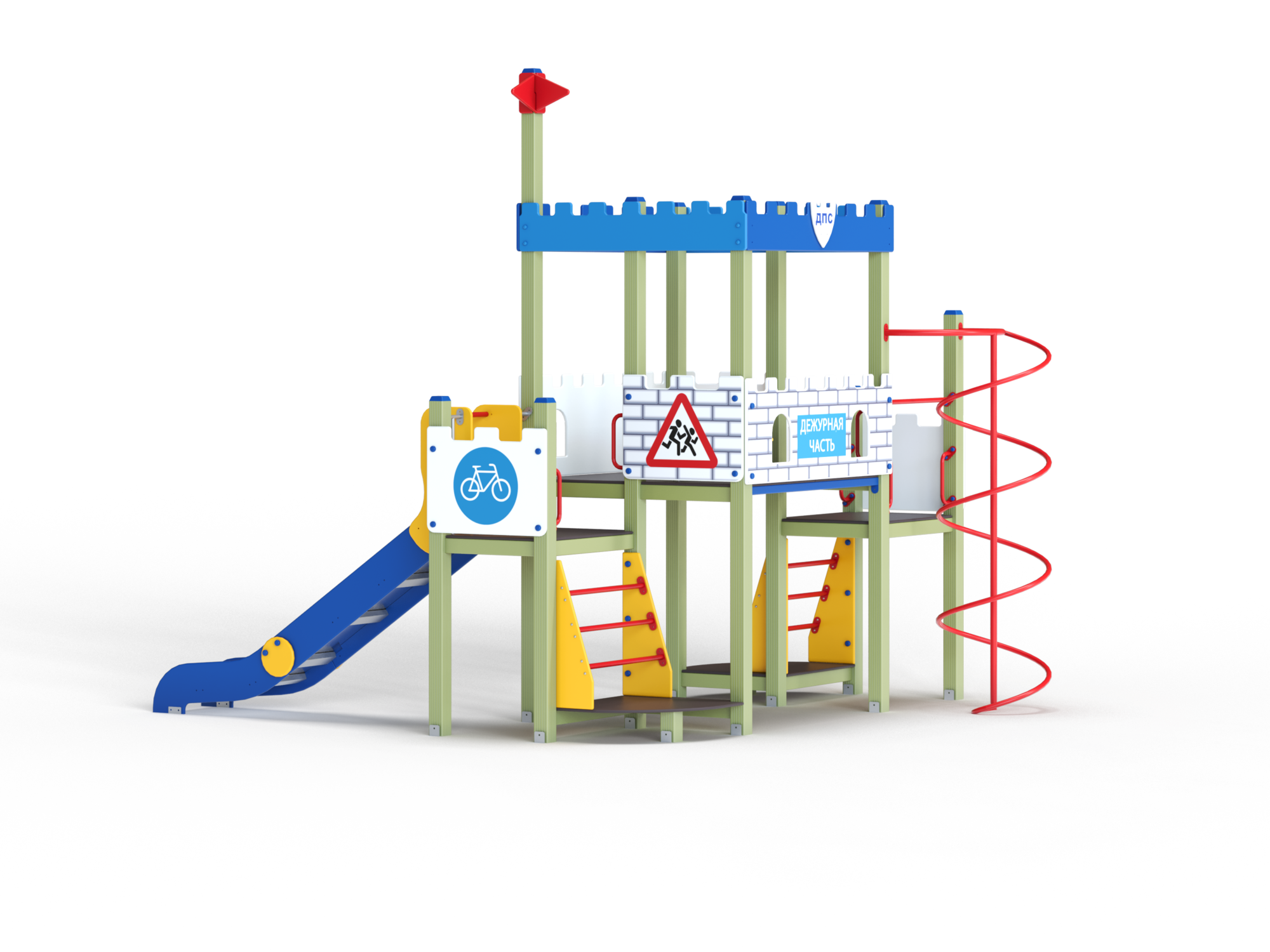 ДИК 9.113 Детский игроовой комплекс Н=1500 мм