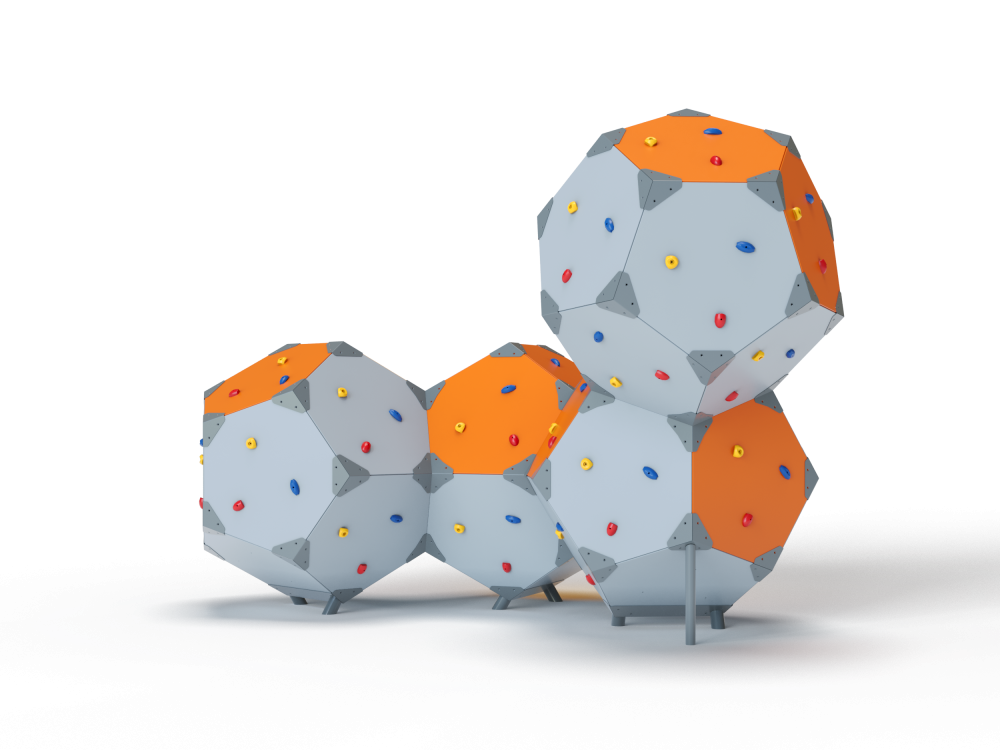 УК 7.871 Пятиугольники 4 шт с камнями из фанеры