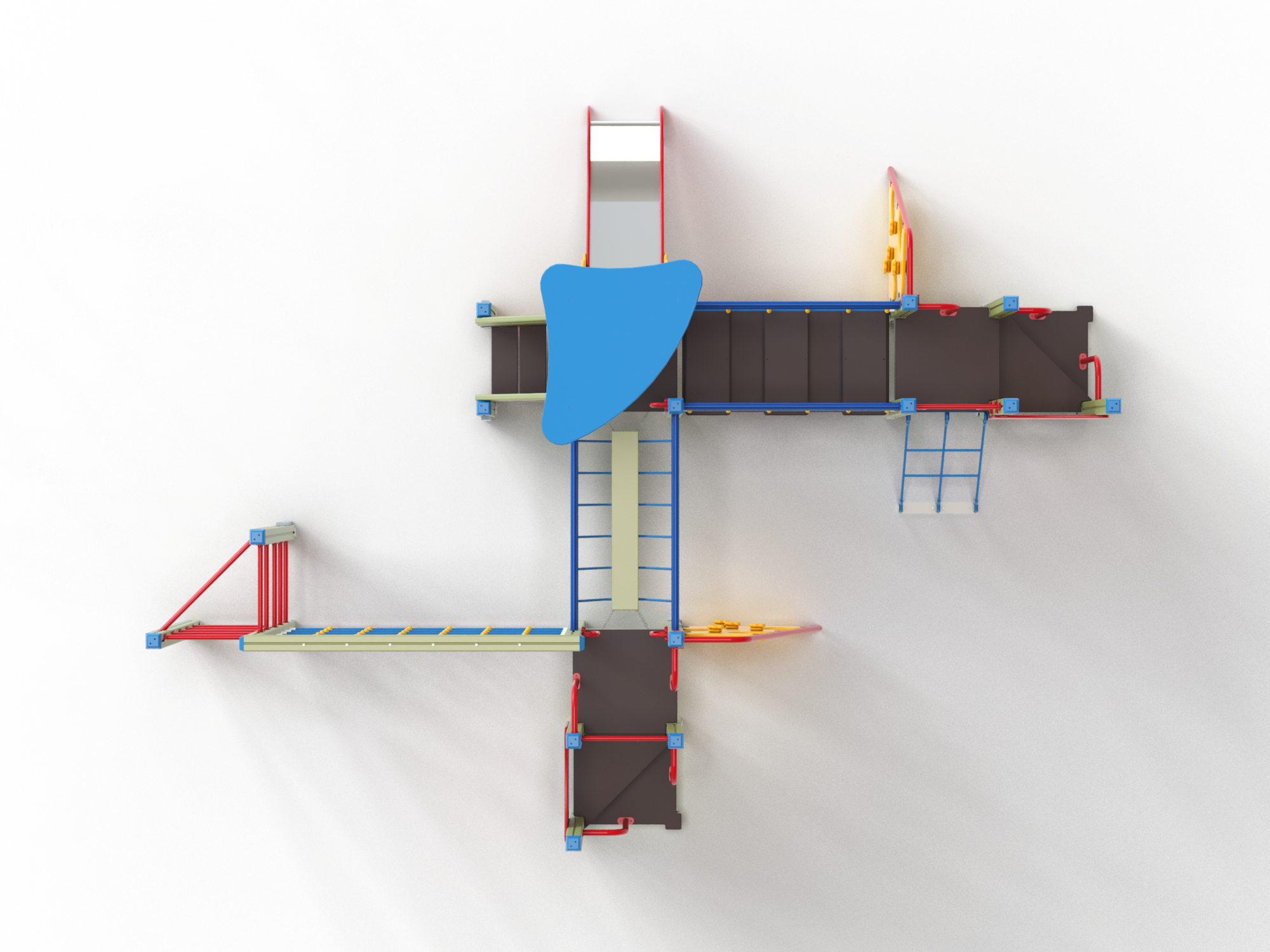 ДИК 3.27-ДЕРЕВО Детский игровой комплекс Н= 700 мм