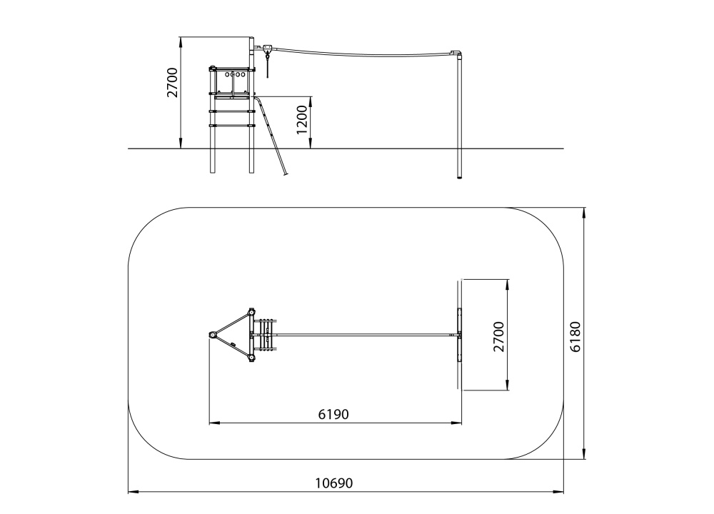 ДИО 6.101.11 Подвесная дорога цинк