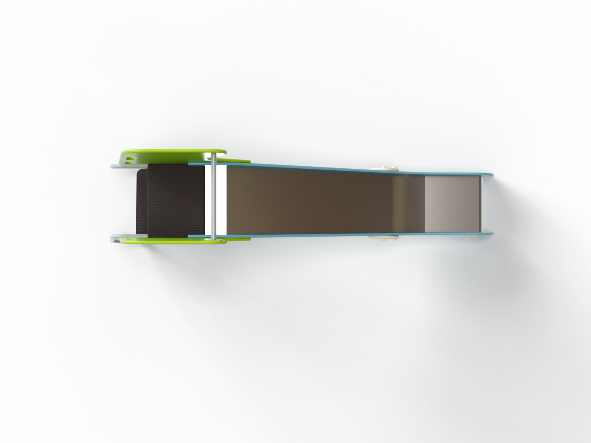 ДИО 5.032 Горка с металлическими  перилами H=1200 мм