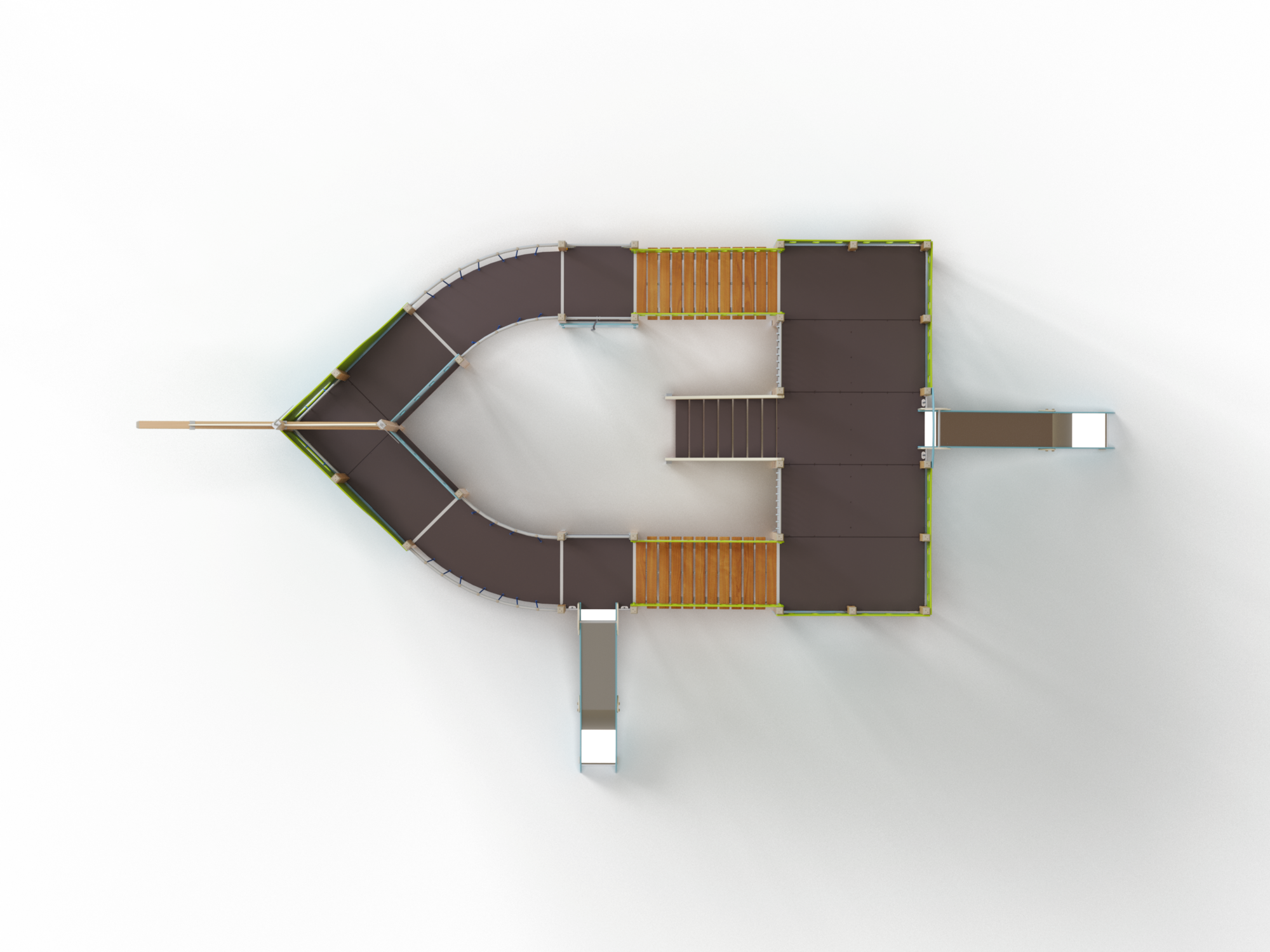 ДИК 7.072-ДЕРЕВО Детский игровой комплекс Н=1200,1500 мм