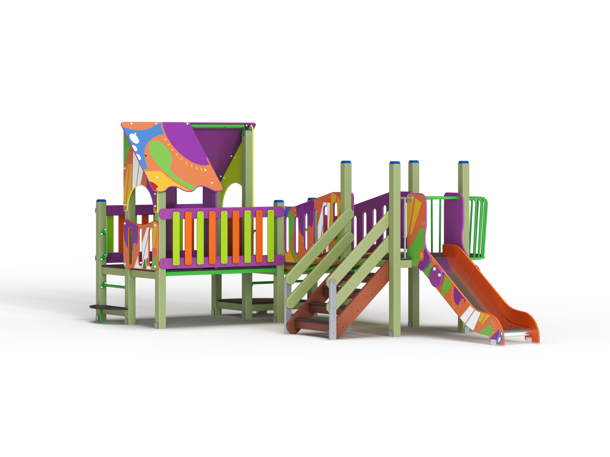 ДИК 9.101 Детский игровой комплекс граффити Н=700 мм,900 мм