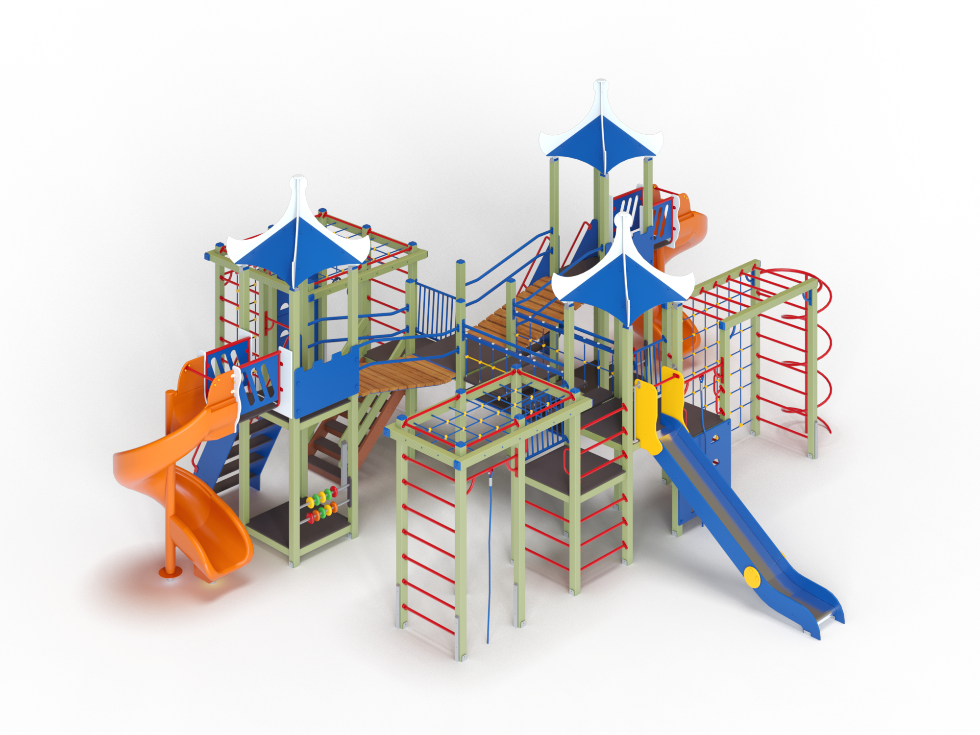ДИК 5.054 Детский игровой комплекс Н=1500 мм, 1800 мм