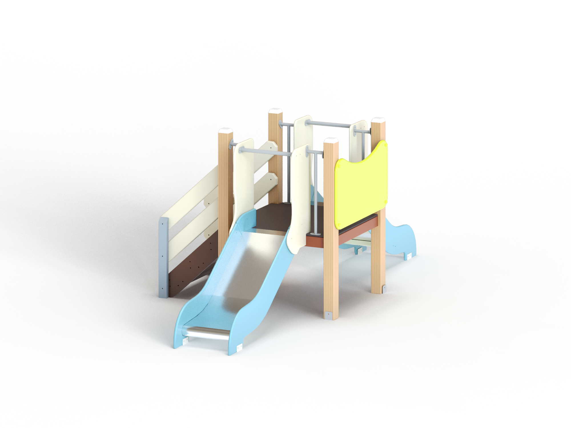 ДИО 5.02-ДПК Горка мини двойная Н=700 мм
