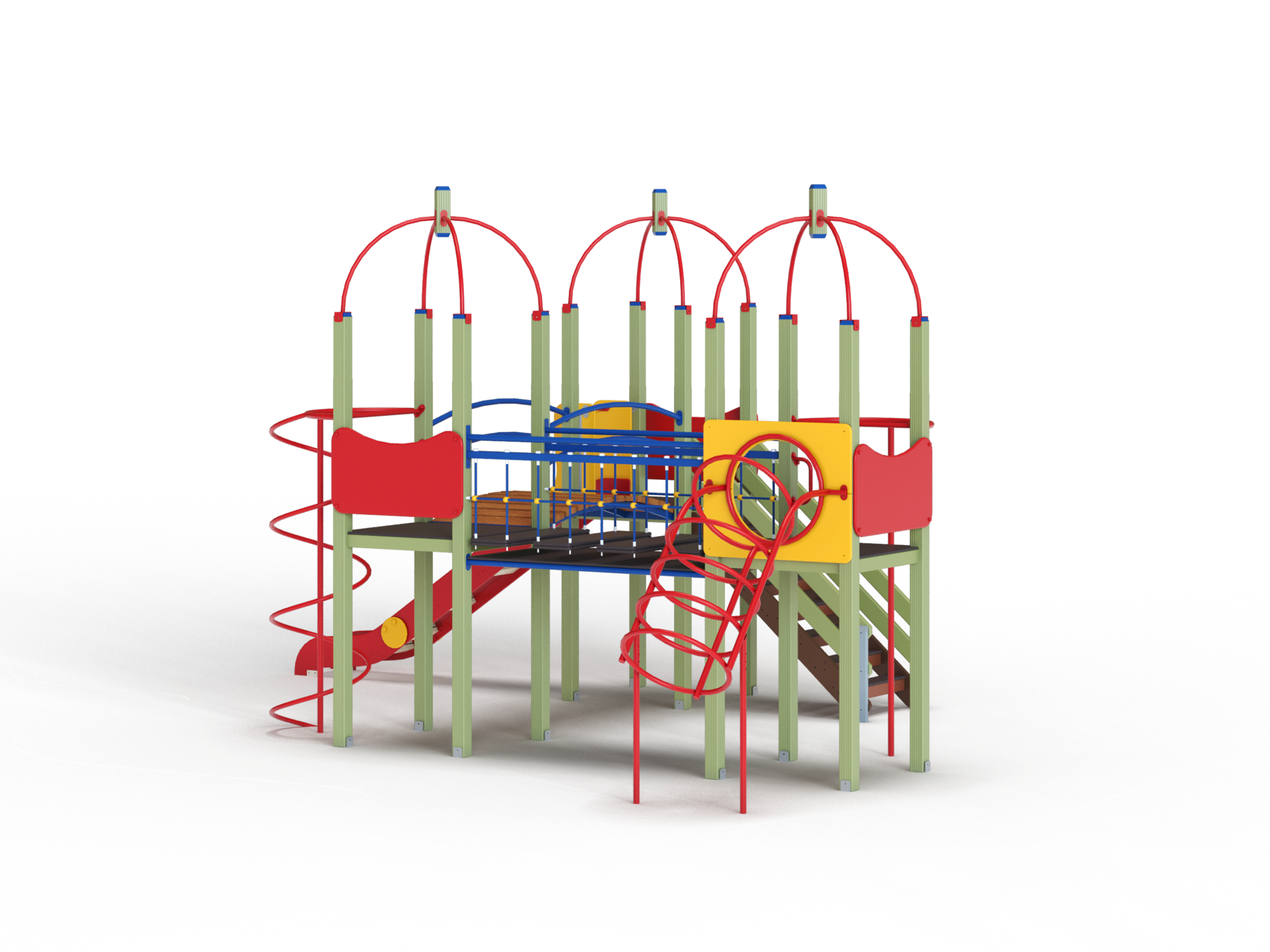 ДИК 3.165-ДЕРЕВО Детский игровой комплекс Н=1500 мм