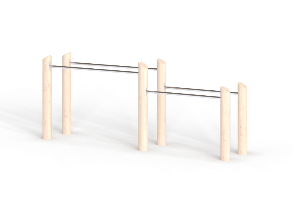 ДП 7.09-К Брусья двойные для отжиманий на бревнах