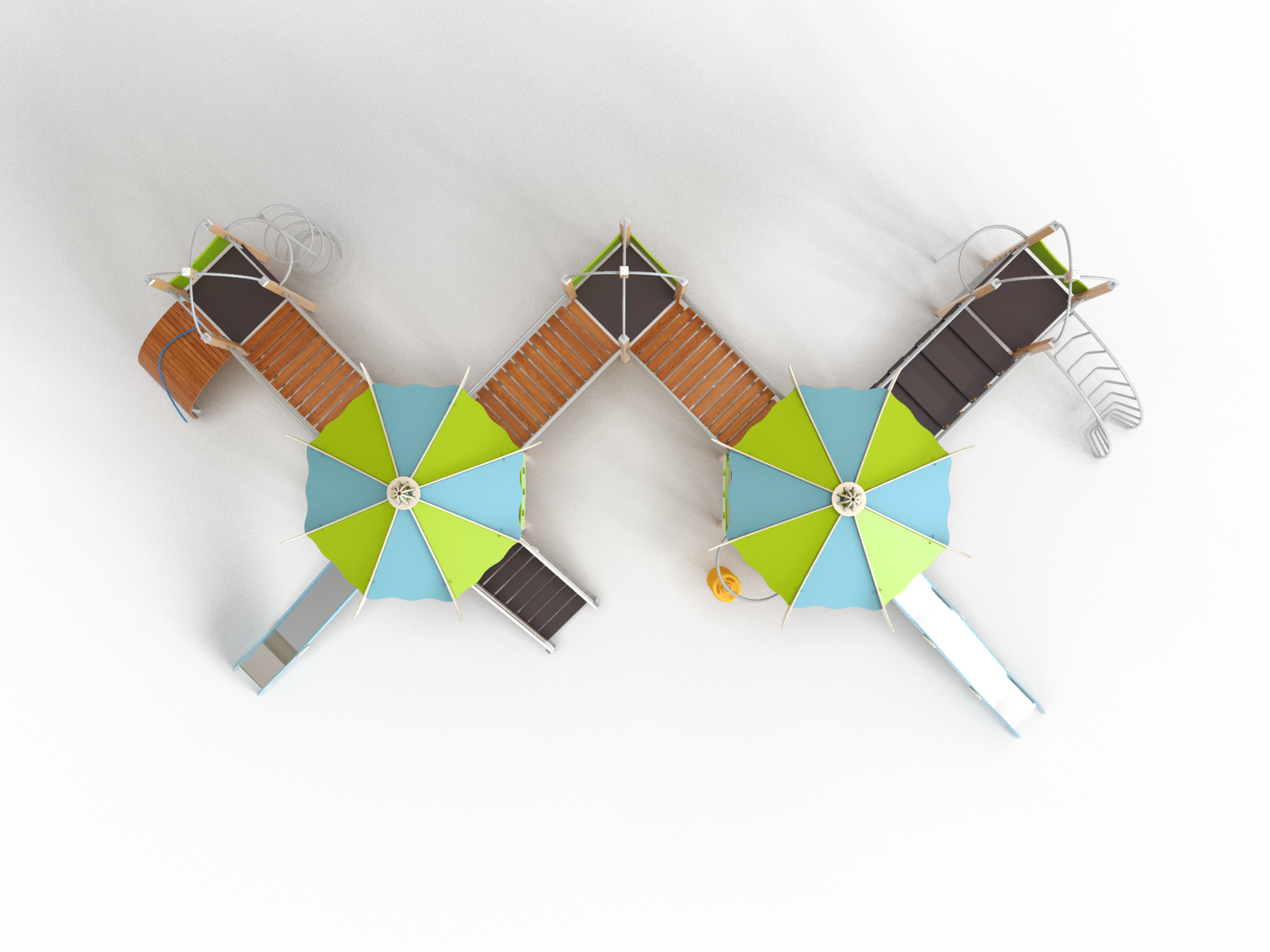 ДИК 4.183-ДПК Детский игровой комплекс Н=1500 мм,1800 мм