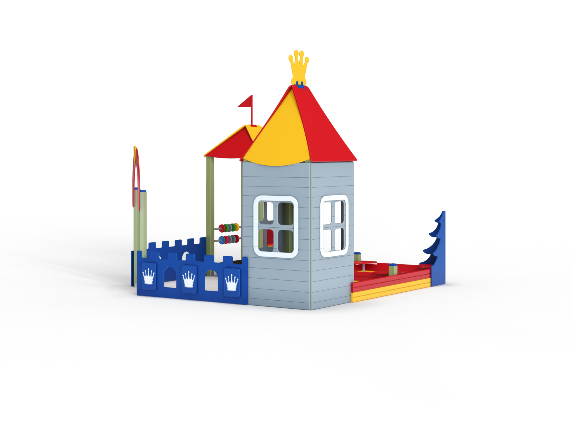 МФ 3.261-ДЕРЕВО Песочный дворик Белоснежка без горки