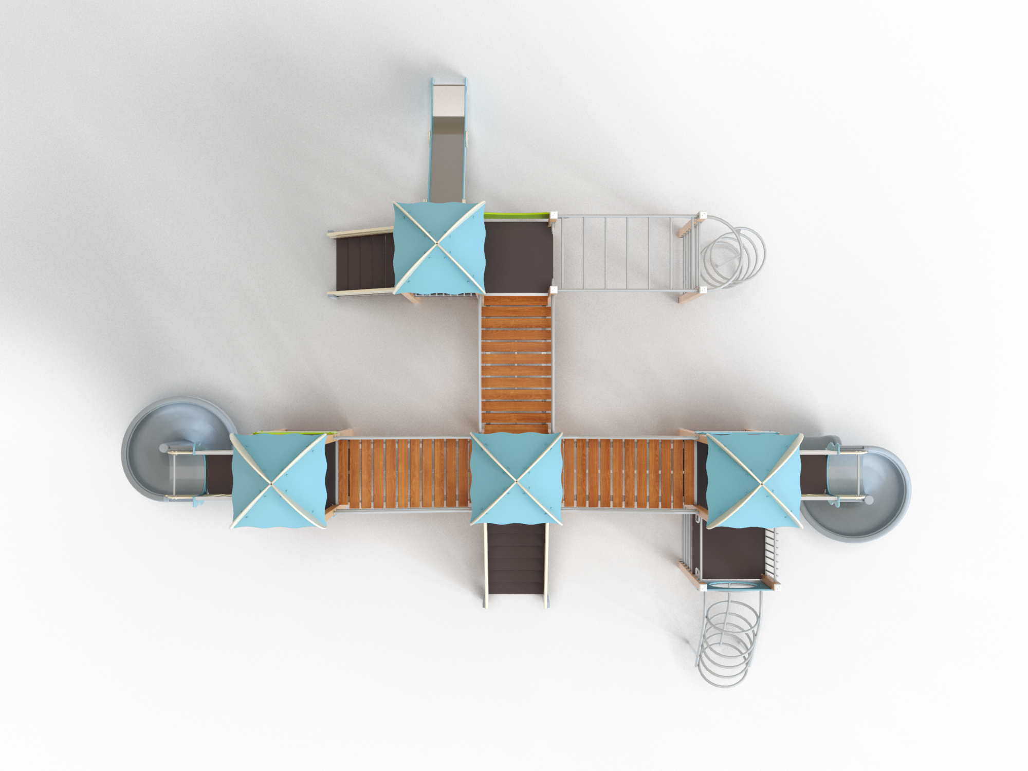 ДИК 4.177-ДПК Детский игровой комплекс Н=1200 мм, 1500 мм, 1800 мм