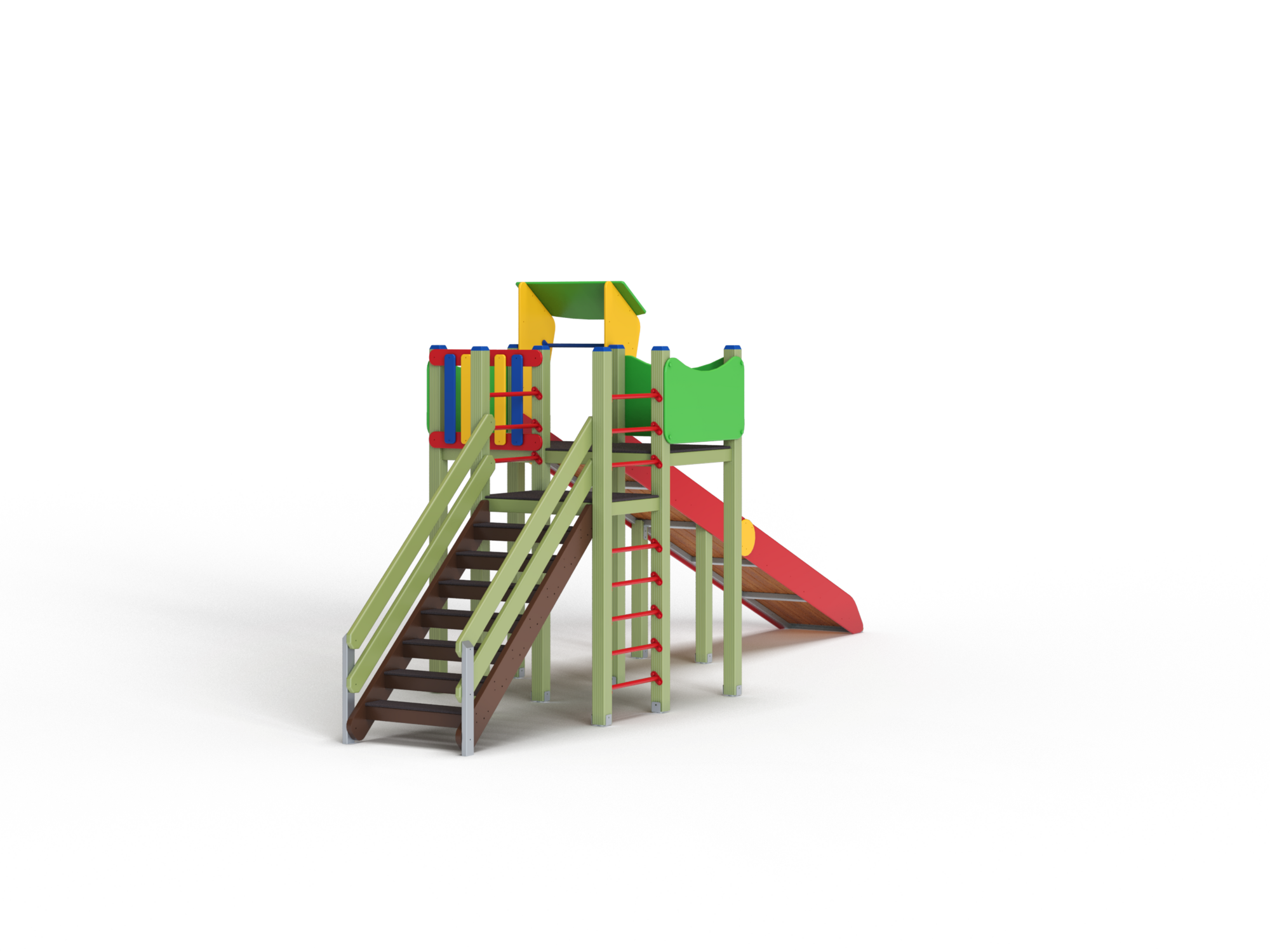 ДИО 5.16-ДЕРЕВО Зимняя горка Н=1800 